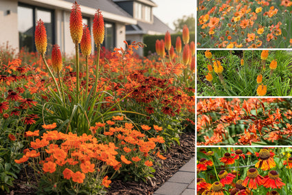 Beetpaket Levi - Stauden - Orangenblüten - Sonnenbeete
