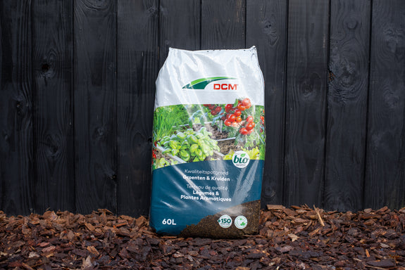 BIO-Gemüsegarten-, Gemüse- und Obstbaumpflanzerde - Bündel 5 x 60-Liter-Säcke - DCM