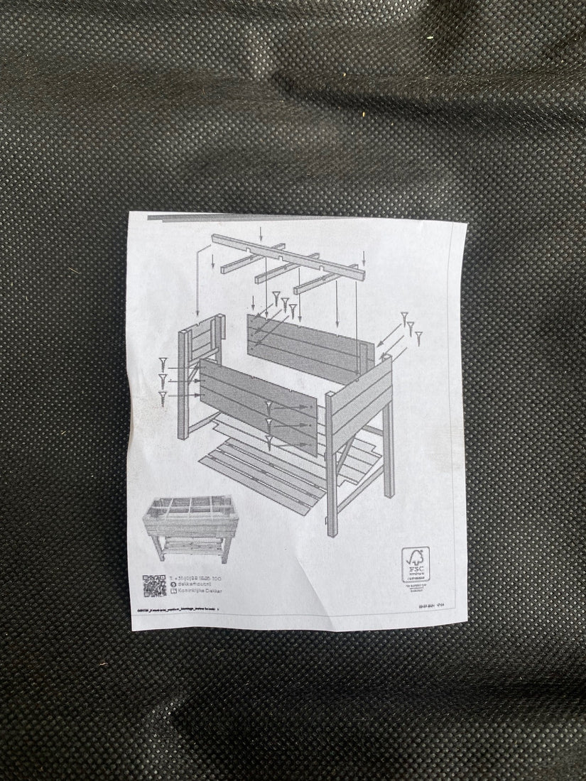 Erhöhter Kräuterkasten aus Holz 50 x 100 x 80 cm Erhöhter Kräuterkasten aus Holz 50 x 100 x 80 cm