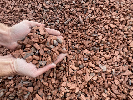 Roter Elbespaltrot - Stärke '16-32mm' im Big-Bag-Beutel (ehemals Minenspalter)