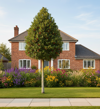 Grüne Stechpalme - Ilex 'Nellie R. Stevens' als Hochstamm & mehrstämmig