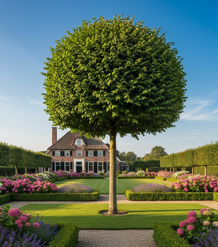 sfeerbeeld tilia roelvo linde hoogstam na enkele jaren