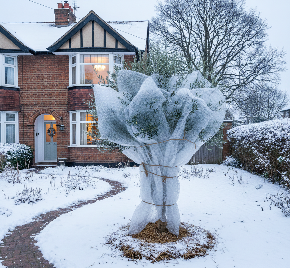 Hoe tuinplanten en struiken beschermen tegen vorst en sneeuw