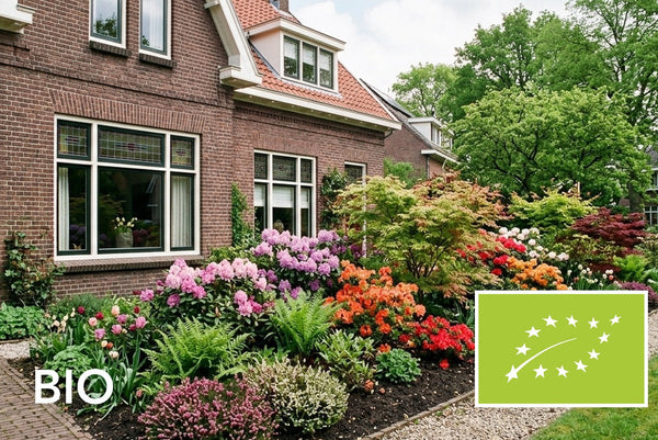 Biologische vaste planten en siergrassen veengrond: EU-biologisch gecertificeerd (Skal 116581)