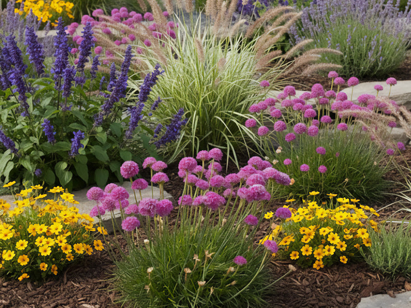 Englisches Gras - Armeria pseudarmeria 'Ballerina Purple Rose'