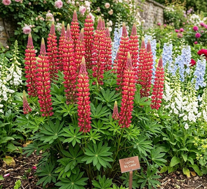 Bio-Lupine (Rot) - Lupinus 'My Castle'