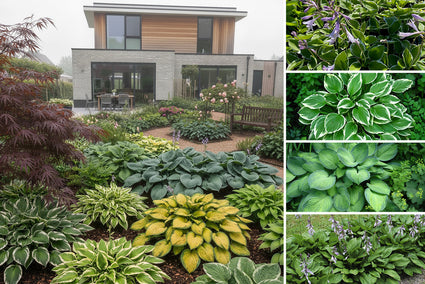 Beetpaket Daan – 4 Hosta-Schattenpflanzen