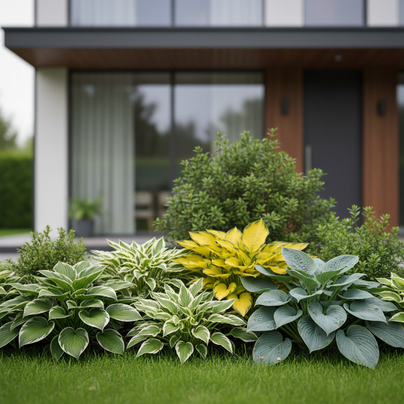 Beetpaket Daan – 4 Hosta-Schattenpflanzen