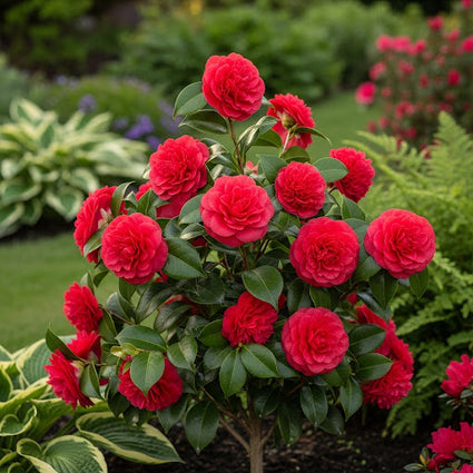 Kamelie - Camellia japonica 'Lady Campbell'
