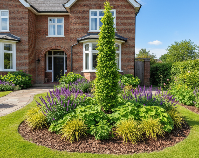 Säulen-Hainbuche - Carpinus betulus 'Fastigiata' gefiedert