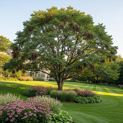 ai sfeerbeeld Doodsbeenderenboom - Gymnocladus dioica in landgoed tuin