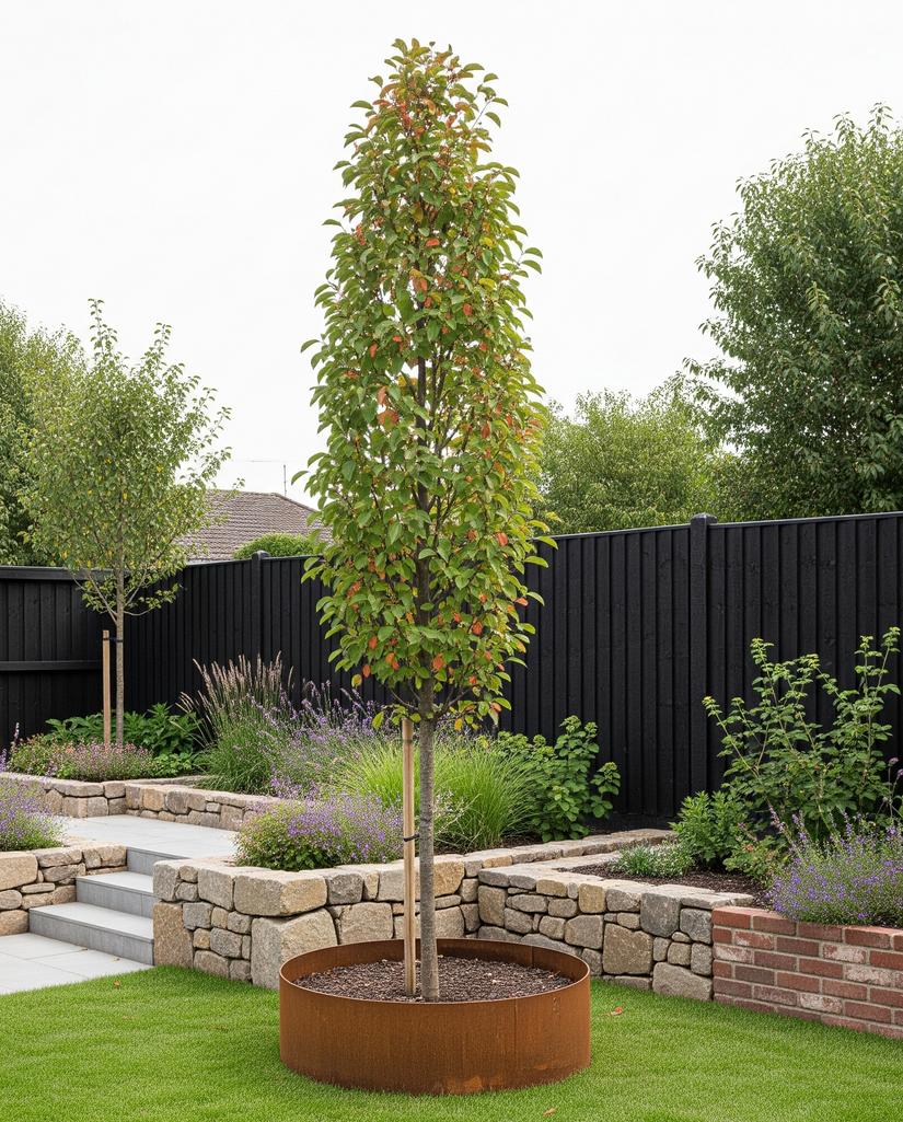 Zierapfel - Malus tschonoskii Baum