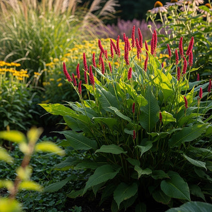 Staudenknöterich (Höhe 80 cm) - Persicaria amplexicaulis 'Inverleith'