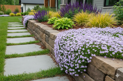 Phlox subulata 'Emerald Cushion Blue' (Höhe 15 cm)