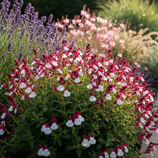 Salbei (Rot/Weiß) - Salvia microphylla 'Hot lips'