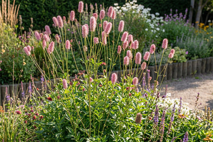 Großer Wiesenknopf - Sanguisorba officinalis (Höhe 120 cm)