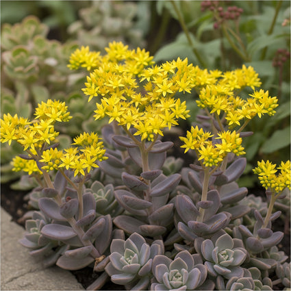 Mauerpfeffer - Sedum spathulifolium 'Purpureum'
