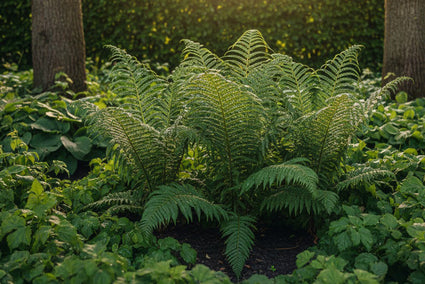 Glänzender Schildfarn - Polystichum polyblepharum