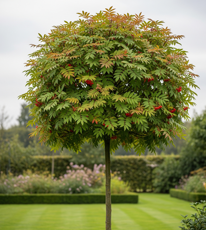 Breitblättrige Mehlbeere - Sorbus latifolia 'Henk Vink' Standard