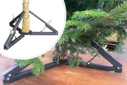 Weihnachtsbaumständer aus Stahl für große Weihnachtsbäume – bis zu 6 Meter