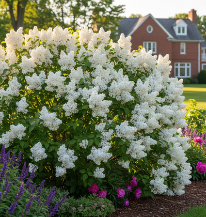 Gewöhnlicher Flieder - Syringa vulgaris 'Mme Lemoine'