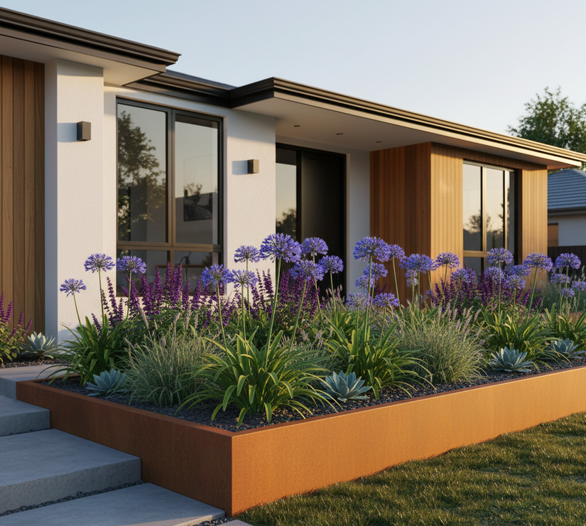 Afrikanische Schmucklilie - Agapanthus africanus 'Peter Pan' (Kompakte Sorte 40-50 cm)