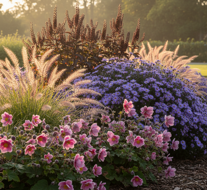 Herbstanemone - Anemone hupehensis 'Prinz Heinrich'