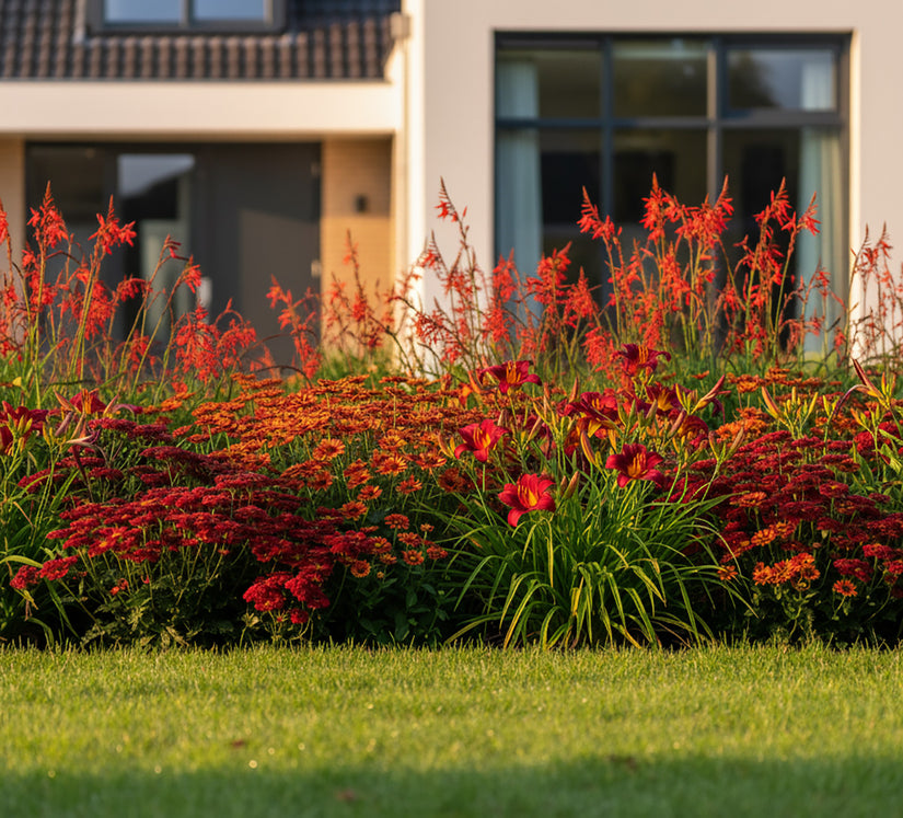 Beetpaket Julian - Bienenfreundliche Gartenpflanzen - Blüht Rot - Sonne
