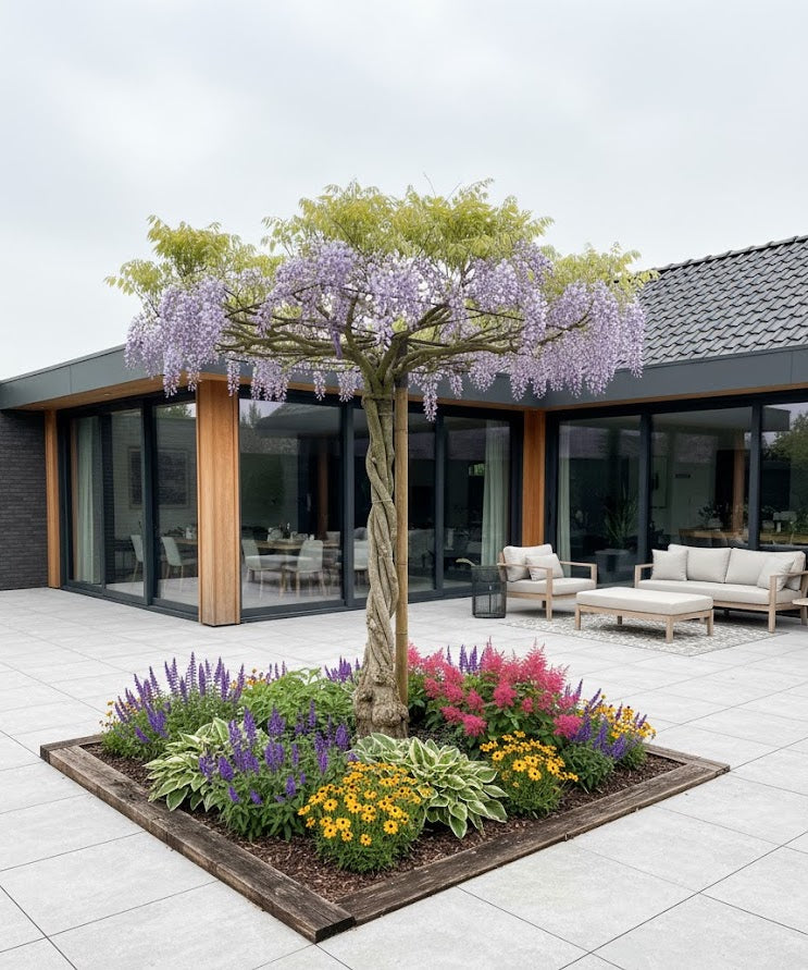 volgroeide dakwisteria