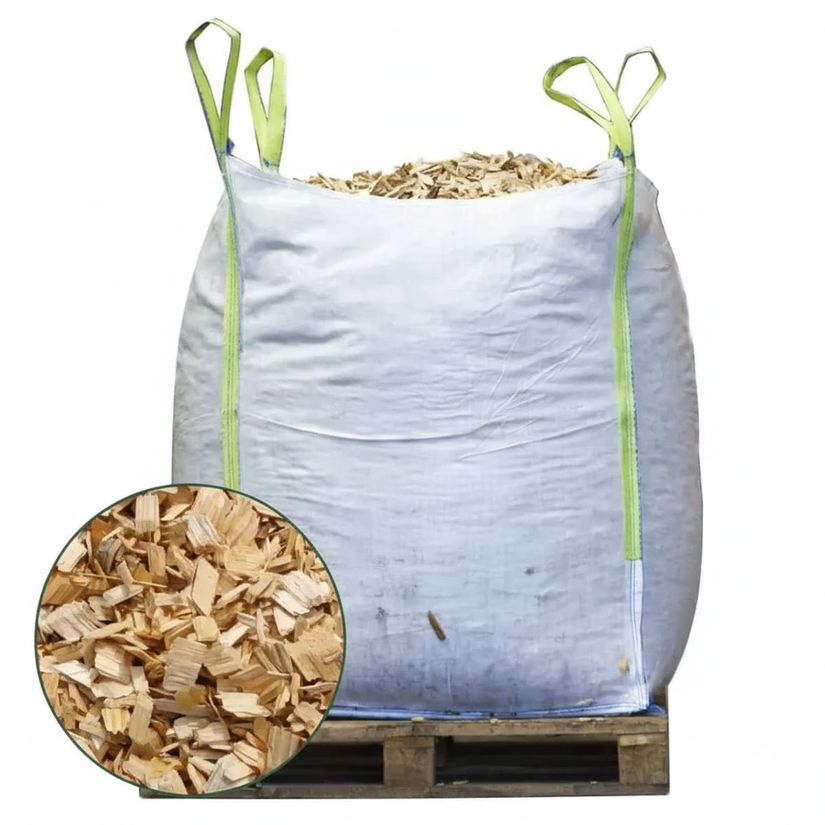 Dekorative Holzspäne im Big Bag
