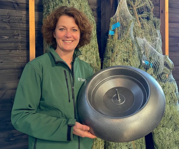 Easyfix Weihnachtsbaumständer Maxi Anthrazit für 2 bis 3 Meter Weihnachtsbaum – XL-Box Durchmesser 49 cm