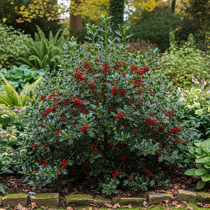 Grüne Stechpalme - Ilex Aquifolium