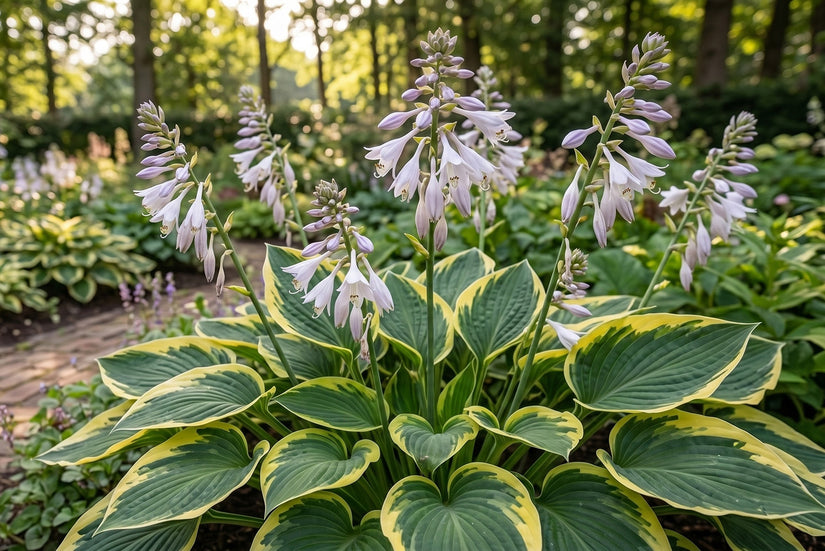 Bio-Herzlilie - Hosta 'Fortunei Aureomarginata'