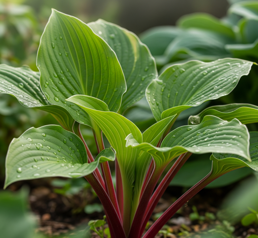 Herzlilie - Hosta 'Red Cadet'