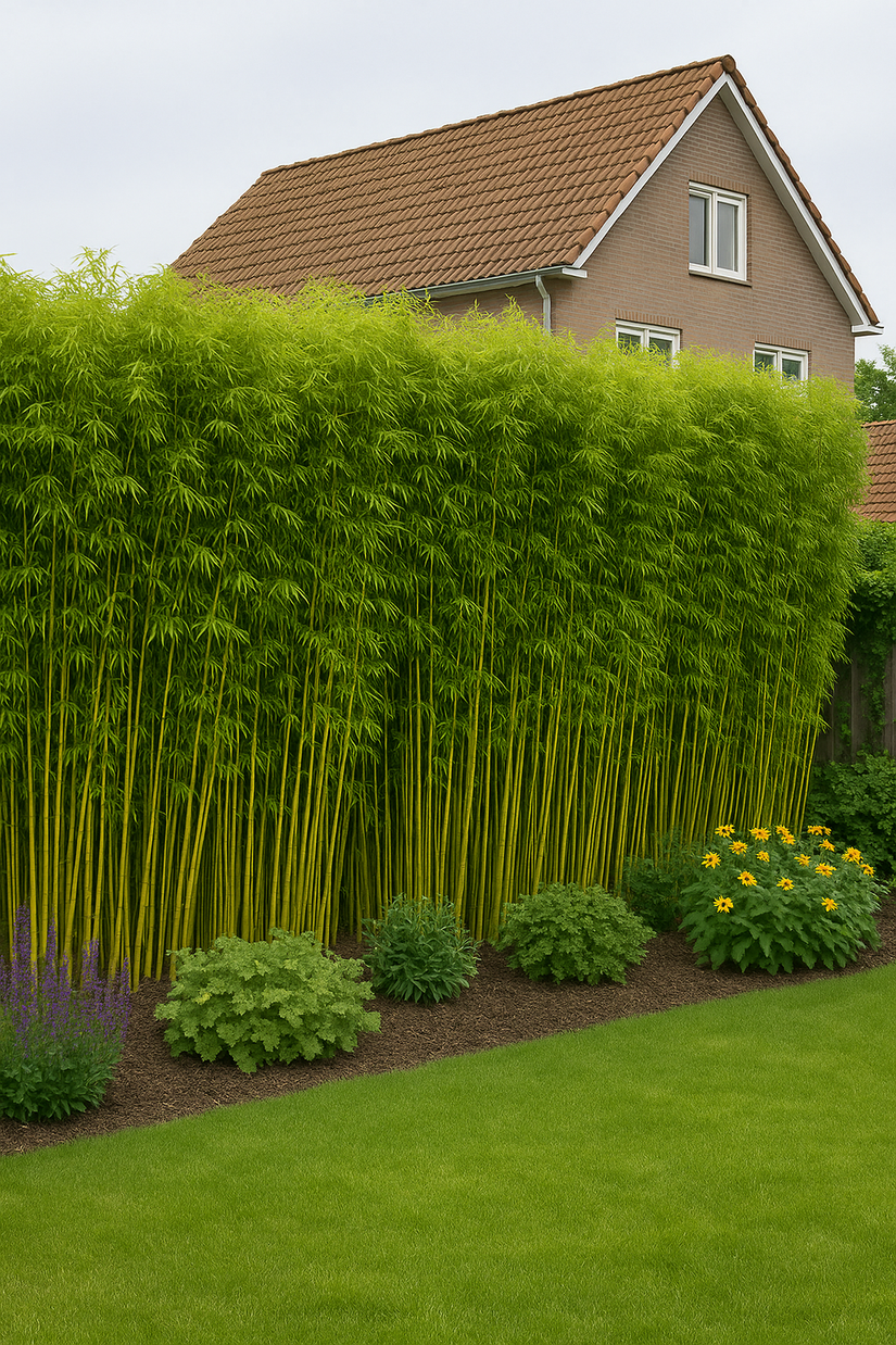 Hotei-Bambus - Phyllostachys aurea (Riesenbambus)