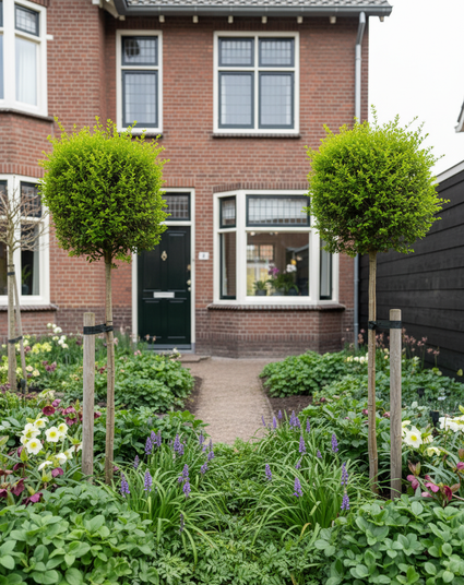 Immergrüner Liguster am Stamm - Ligustrum Jonandrum / Delavayanum halber Stamm