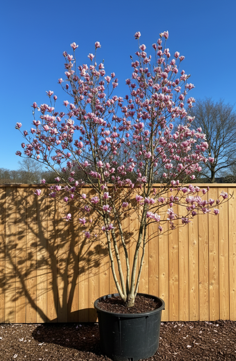 magnolia galaxy meerstammig in grote pot - op aanvraag leverbaar