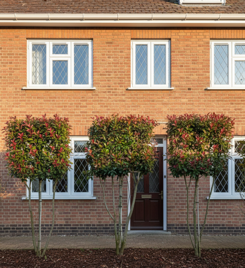 wintergroene leibomen meerstammig