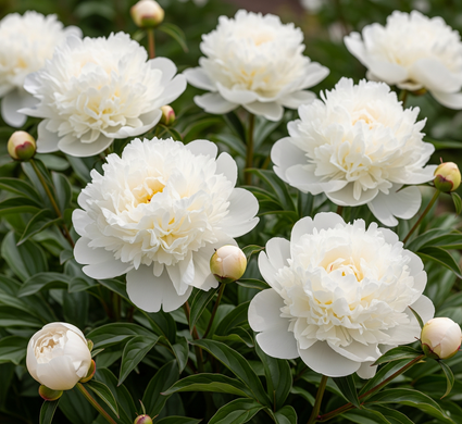 Pfingstrose (Weiß) - Paeonia (LD) 'Duchesse de Nemours'