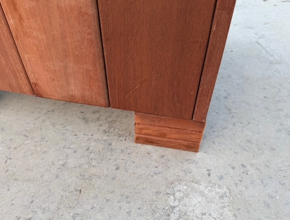 Quadratischer Pflanzkübel FSC Hartholz 50x50x50 cm