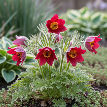 Wildes Männerkraut - Pulsatilla vulgaris 'Rubra'