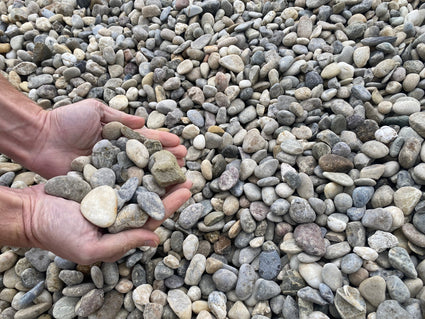 Bauernhofkies gemischt – Dicke „16–22 mm“. Big-Bag-Beutel