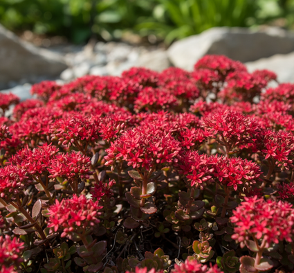 Rosa Fetthenne - Sedum spurium 'Variegatum'
