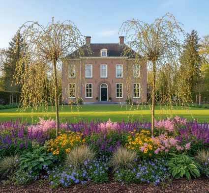 Trauerweide am Stamm - Salix caprea 'Kilmarnock' halber Stamm 150 cm
