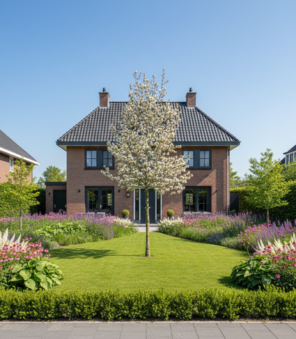 na enkele groeijaren: krentenboompje-amelanchier robin hill hoogstam boom