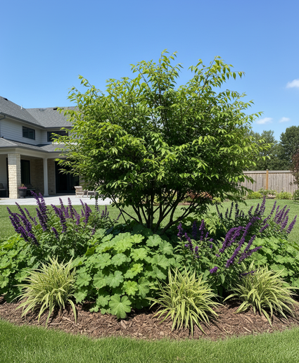 Geflügelter Kardinalshut - Euonymus alatus 'Compactus'