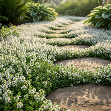 Kriechender Thymian 'Weiß' - Thymus praecox 'Albiflorus' (auch pro m2)