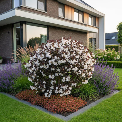 Weigelia - Weigela 'Ebenholz und Elfenbein'