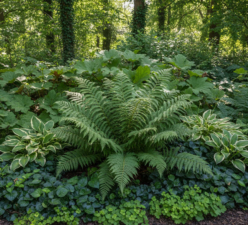 Weicher Nadelfarn - Polystichum setiferum 'Dahlem'