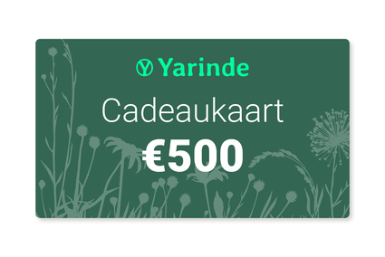 Yarinde cadeaukaart t.w.v. €500,-